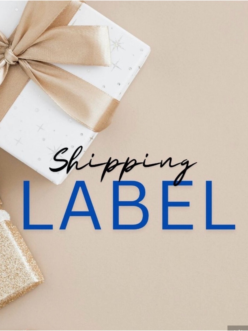 Shipping label